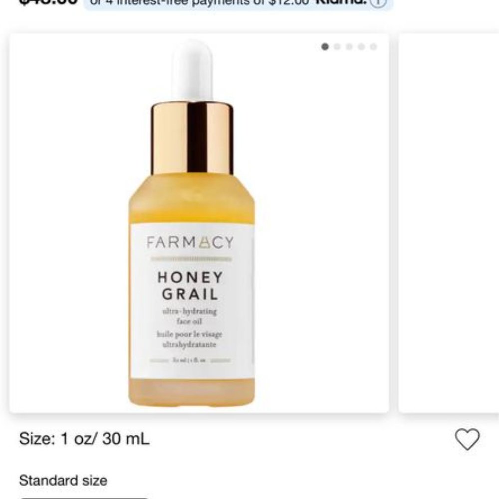 NEW - Farmacy Honey Grail Ultra-Hydrating Face Oil - Picture 2 of 2